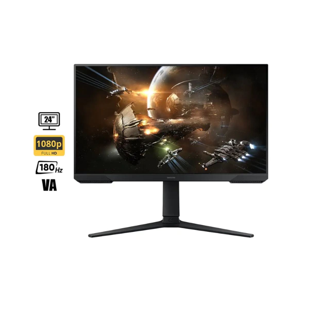 SAMSUNG - Monitor Gaming Samsung LS24DG300ELXPE Odyssey G3 24