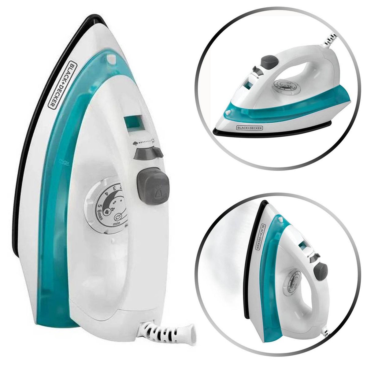 BLACK+DECKER - Plancha a Vapor BLACKDECKER IRBD100-CL