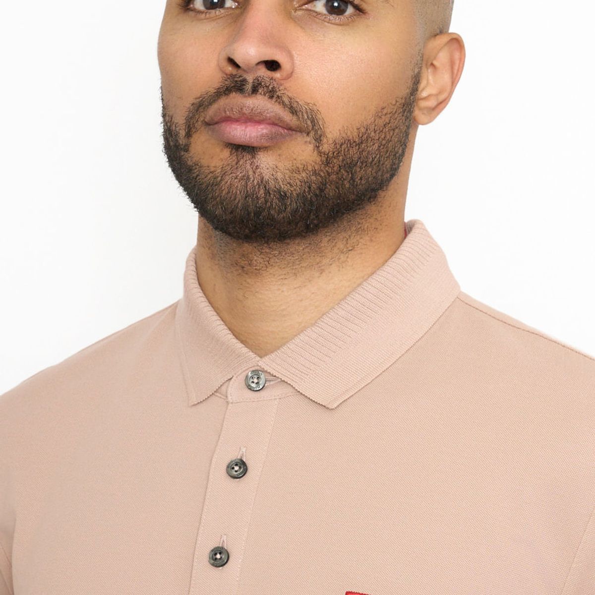 HUGO BOSS - Hugo - Polo slim fit de piqué de algodón con etiqueta con logo