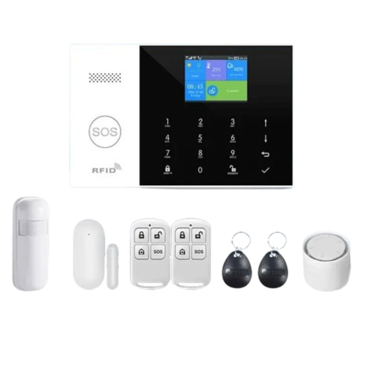 GENERICO - Kit de Alarma Wifi Inalámbrica 4G