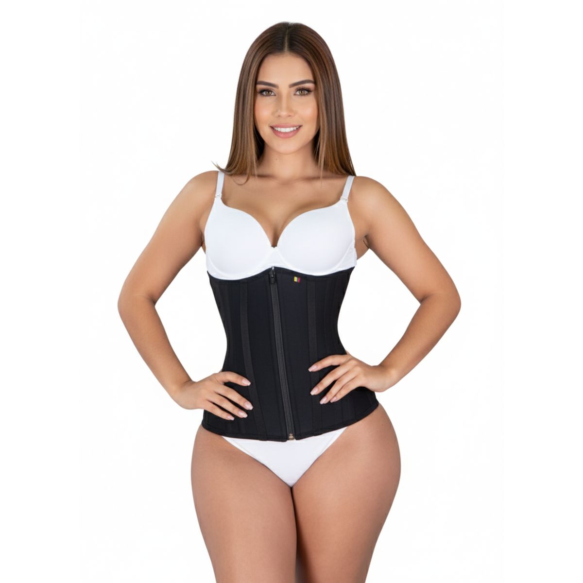 GENERICO - FAJA CORSET DE ALTA COMPRESION 11 VARILLAS POWERNET COLOMBIANO