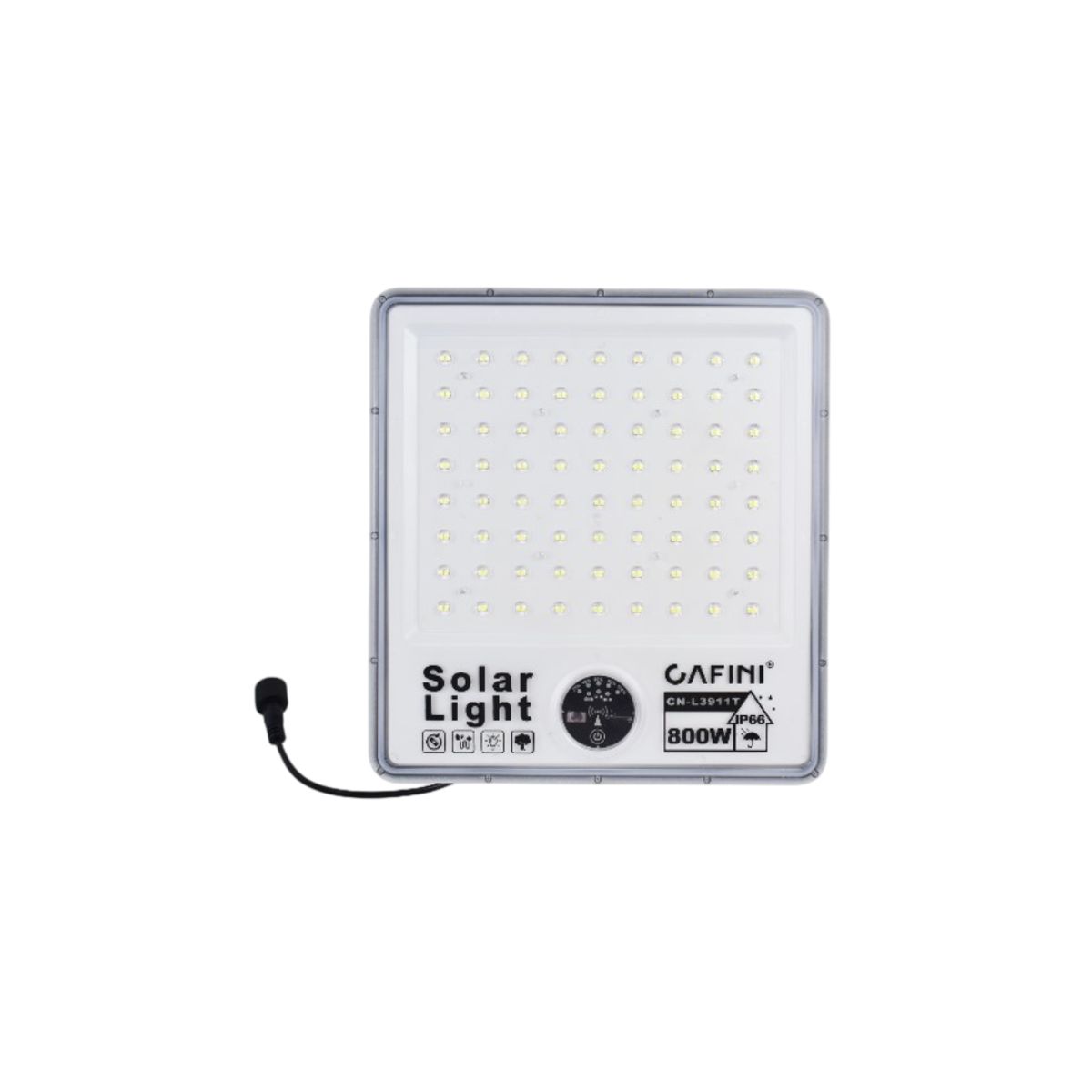 CAFINI - Reflector Solar LED 800W CN-L3911T 800W Potencia iluminación Exterior