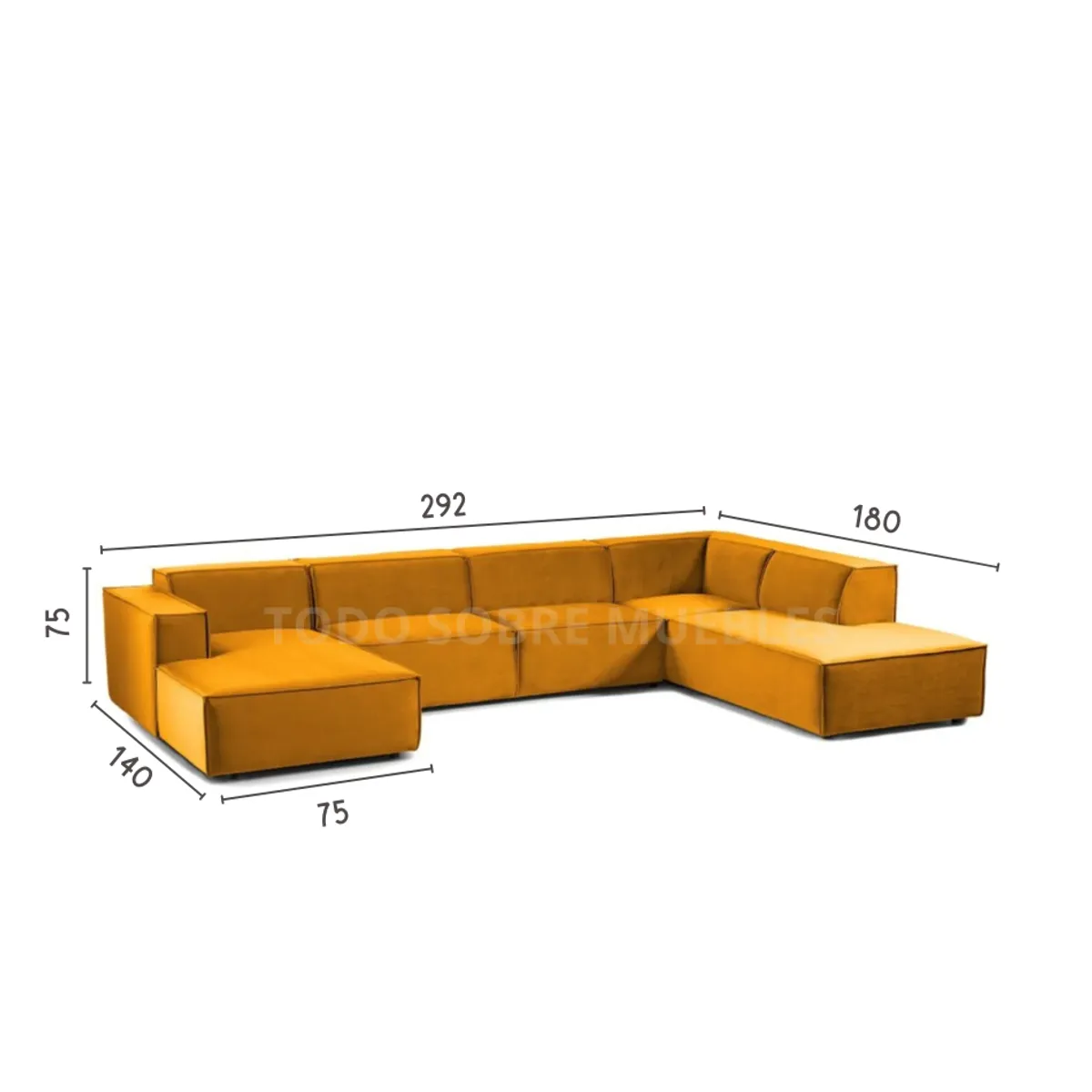 GENERICO - Seccional Derecho Lujo Vitoriano - Mostaza