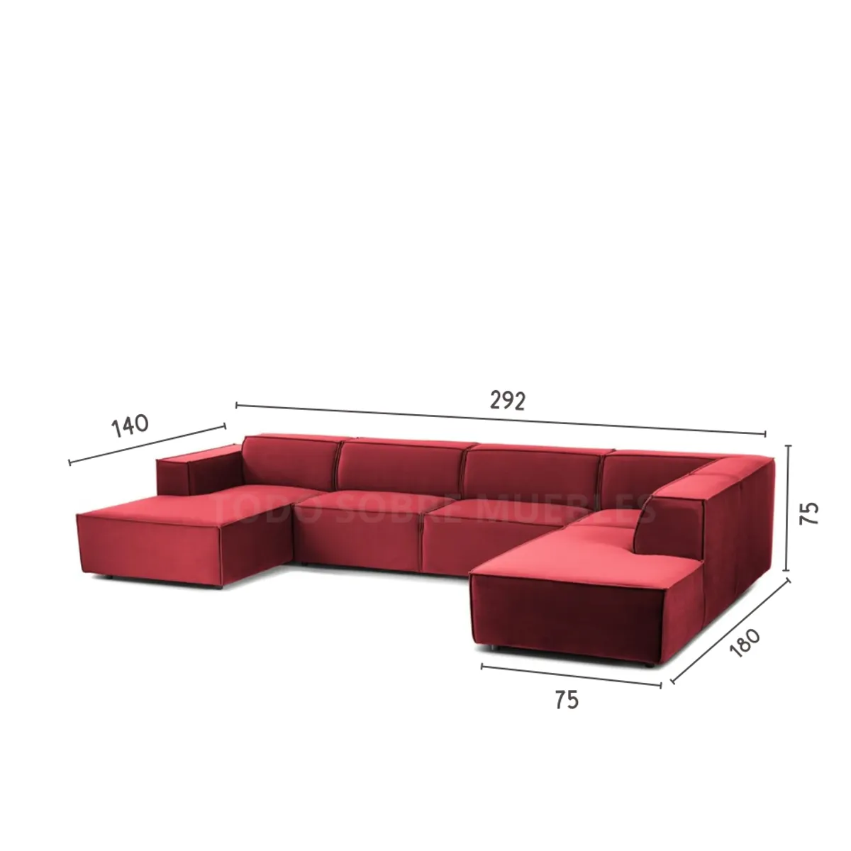 GENERICO - Seccional Derecho Lujo Vitoriano - Rojo