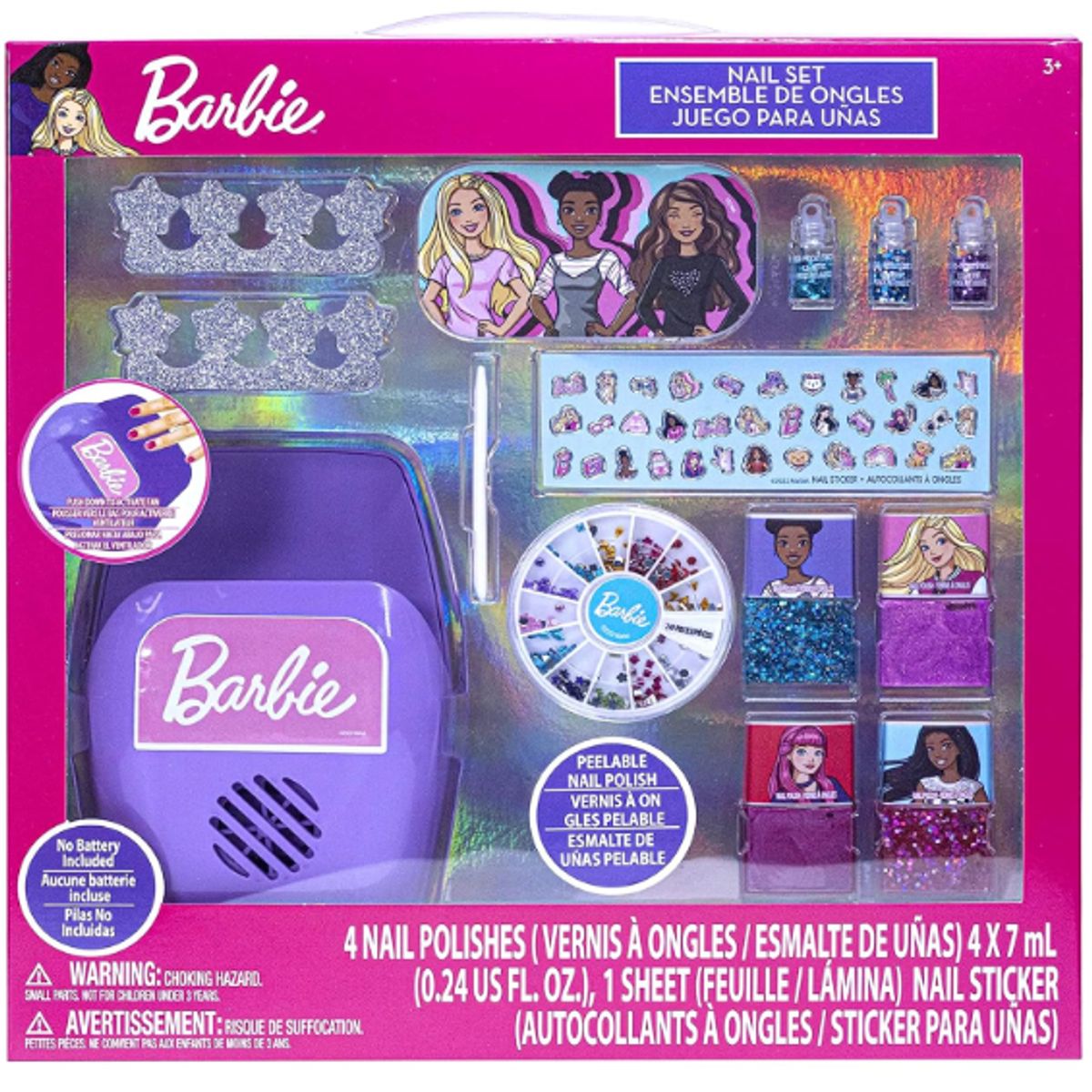 BARBIE - Set Juego para Uñas Barbie