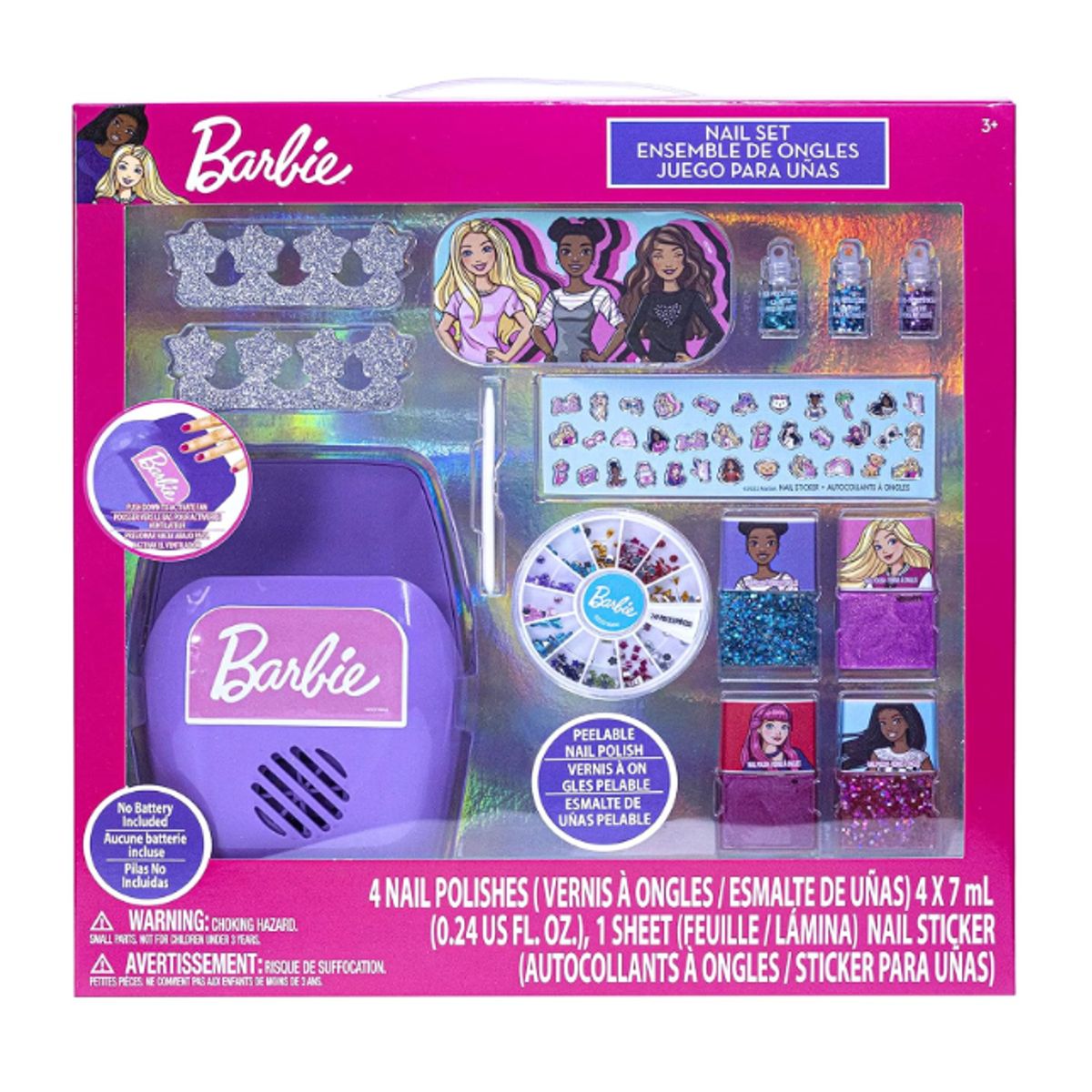BARBIE - Set Juego para Uñas Barbie