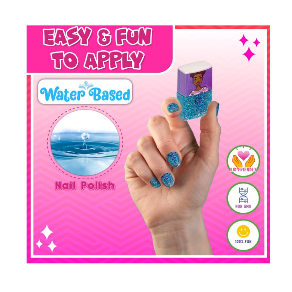 BARBIE - Set Juego para Uñas Barbie