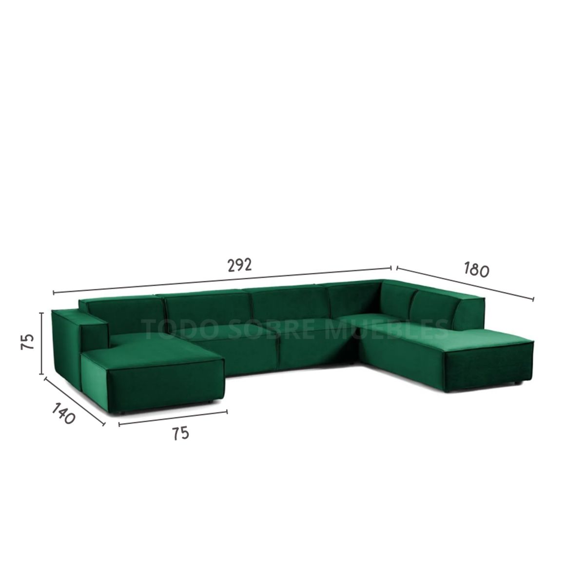 GENERICO - Seccional Derecho Lujo Vitoriano - Verde