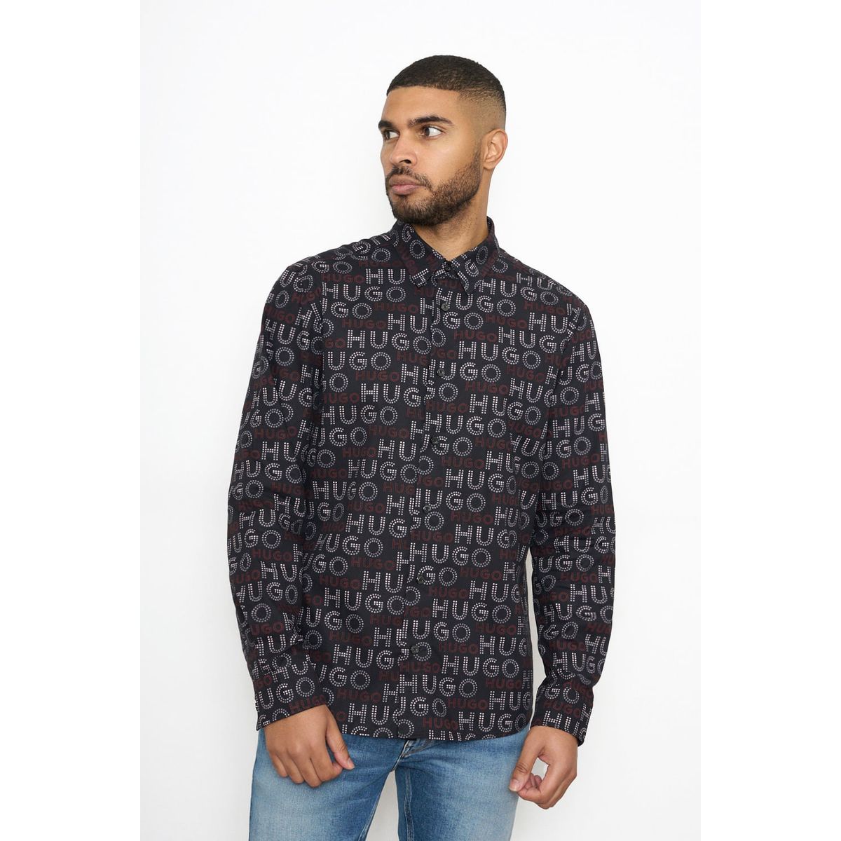 HUGO BOSS - Hugo - Camisa relax fit de algodón