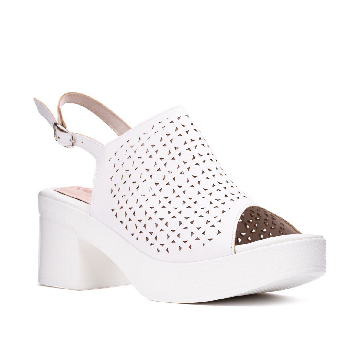 NEBULA - Sandalia Bonnie - Nébula - Blanco