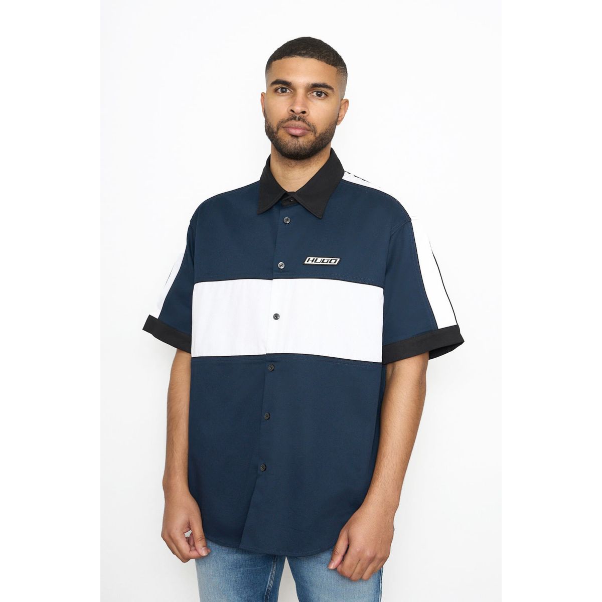 HUGO BOSS - Hugo - Camisa oversize fit de algodón