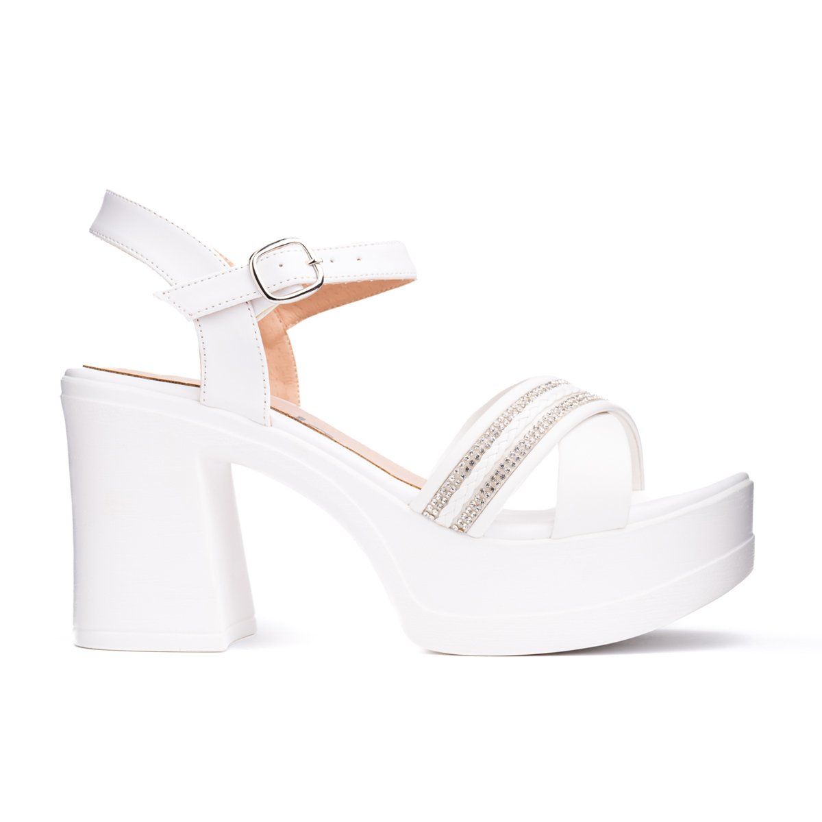 NEBULA - Sandalia Brill - Nébula - Blanco