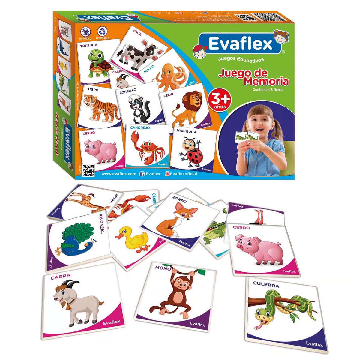 EVAFLEX - Juego de Memoria Evaflex
