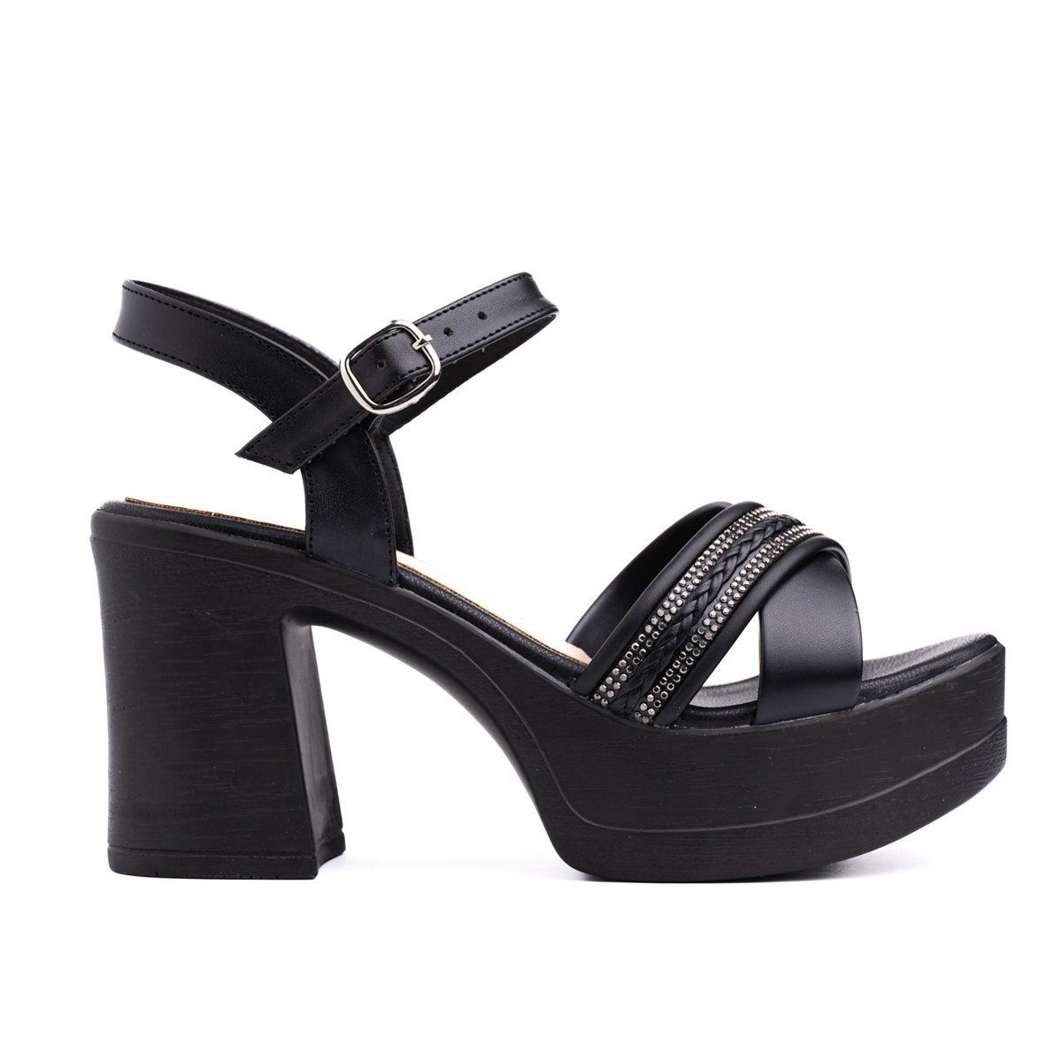 NEBULA - Sandalia Brill - Nébula - Negro