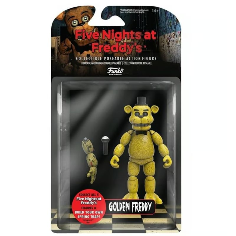 GENERICO - Muñeco Articulable Golden Freddy  FNAF