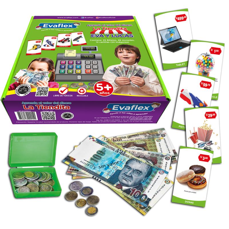 EVAFLEX - Juego Didáctico La Tiendita Evaflex