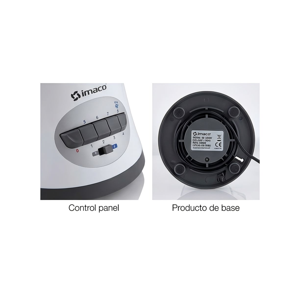 Imaco - Licuadora 8 velocidades 500w BL8155 blanco