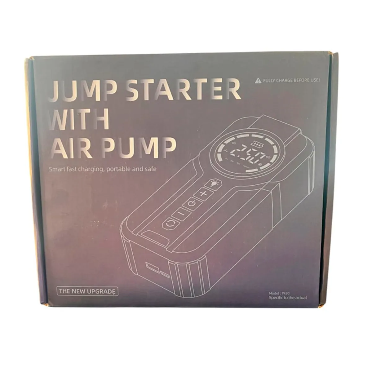 GENERICO - Inflador de llanta para Auto y Arrancador De Bateria