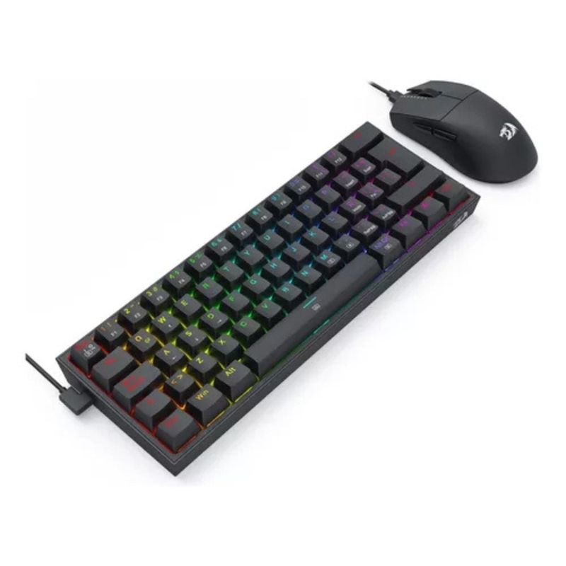 REDRAGON - Redragon - Kit S143 K617 Switch Red + M724 Wired - Black