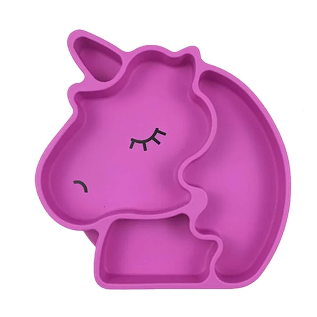 GENERICO - Plato Silicona para Bebe Unicornio