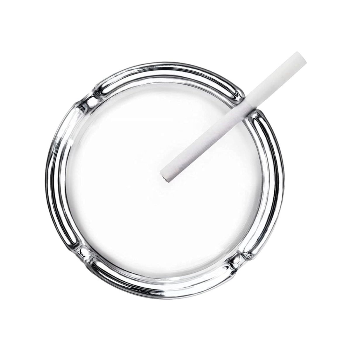 HYGGE - Cenicero de Vidrio Cristal Redondo