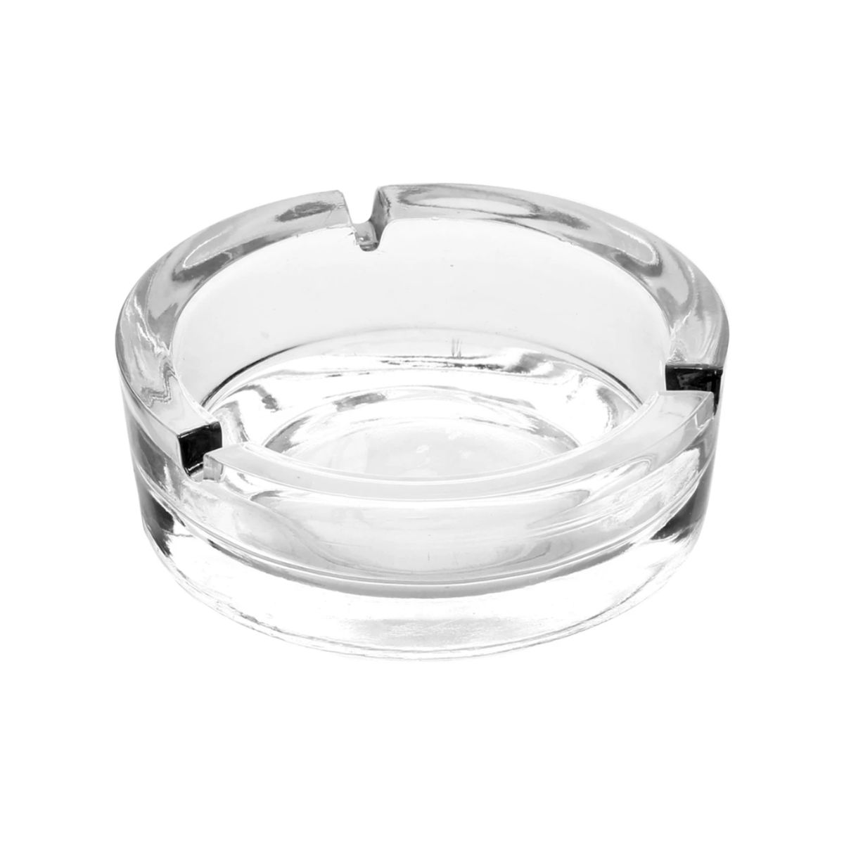 HYGGE - Cenicero de Vidrio Cristal Redondo