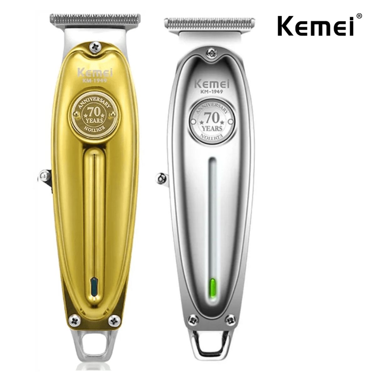 KEMEI - Maquina Trimmer Kemei 70 YEARS KM-1949