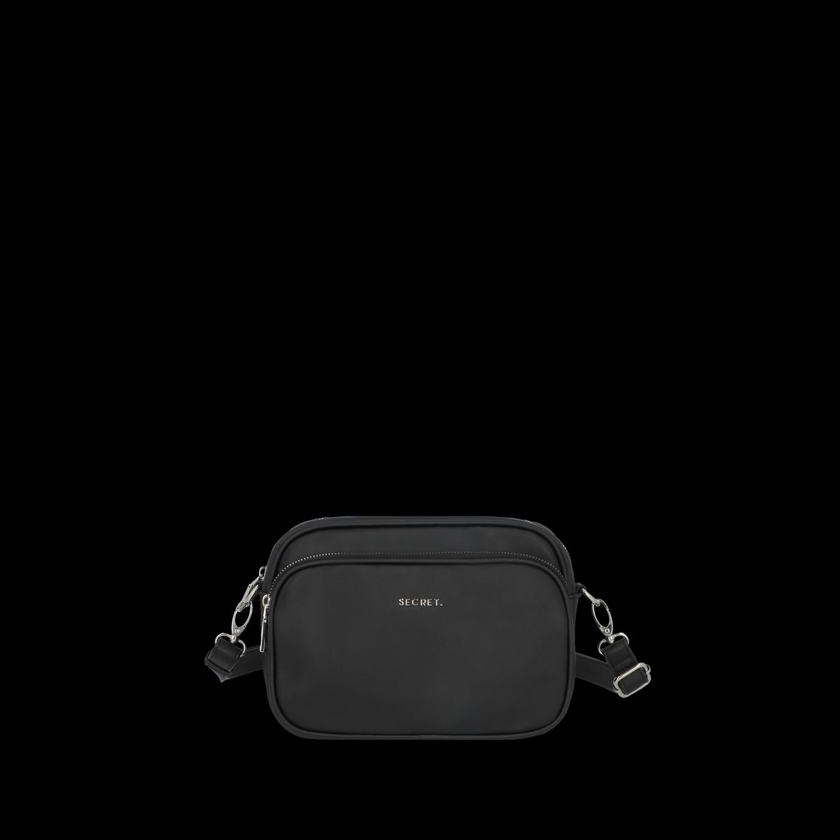 SECRET - Cartera Breda Pequeña Black