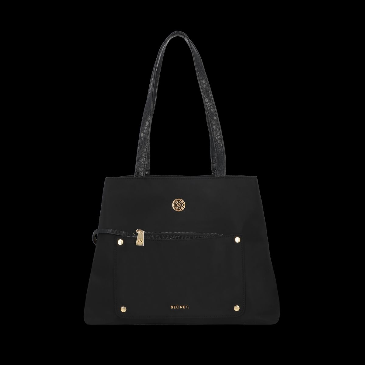 SECRET - Cartera Girona Grande Black
