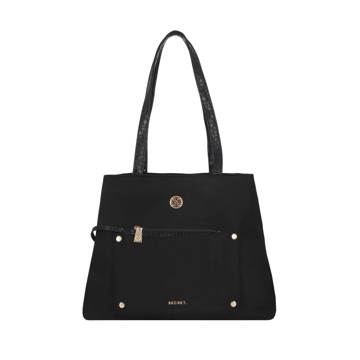 SECRET - Cartera Girona Grande Black