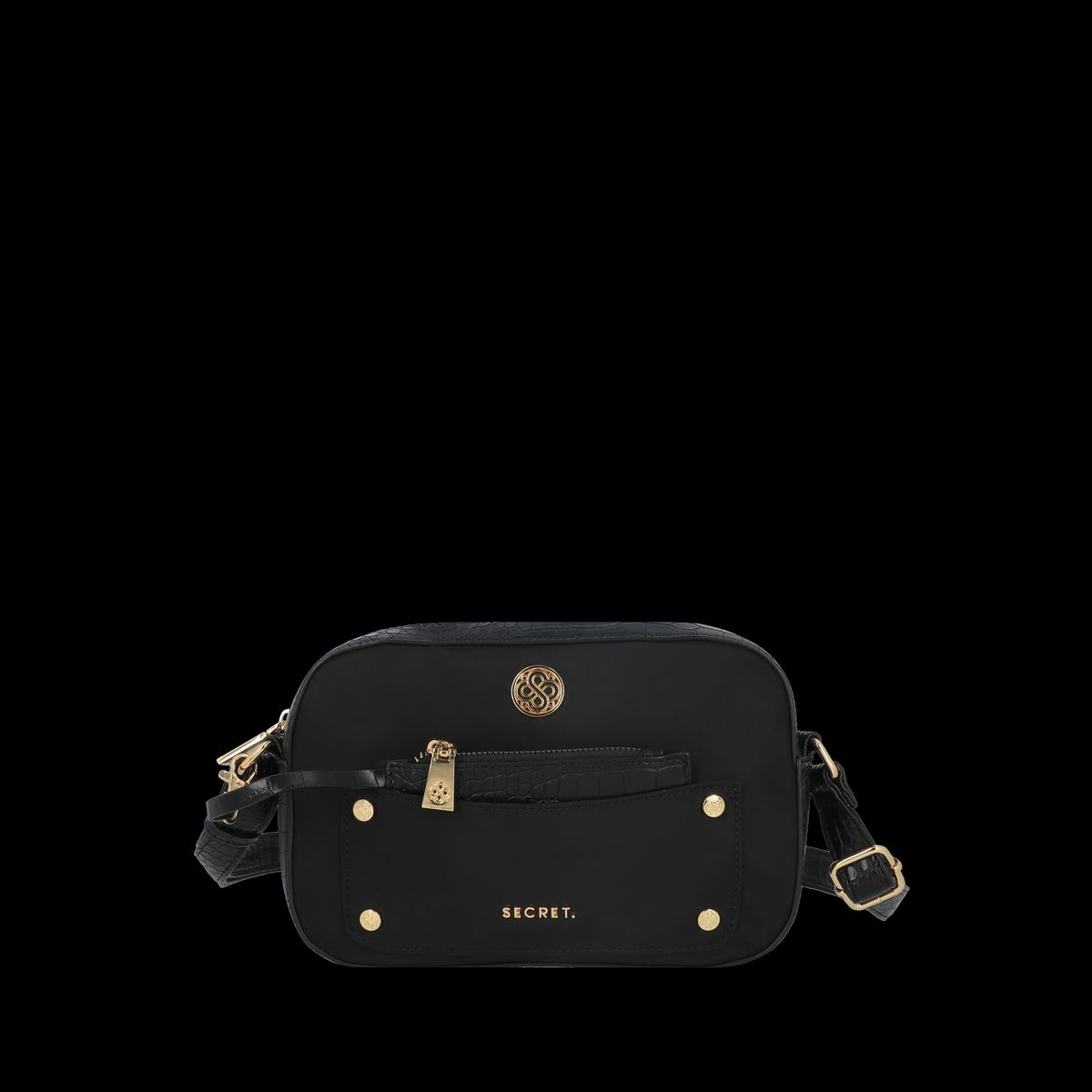 SECRET - Cartera Girona Pequeña Black