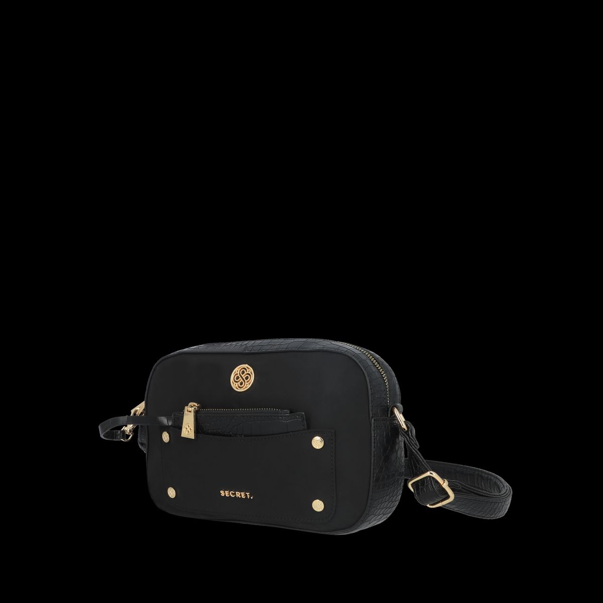 SECRET - Cartera Girona Pequeña Black