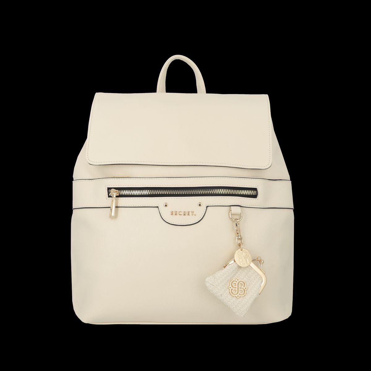 SECRET - Mochila Lisse Grande Ivory