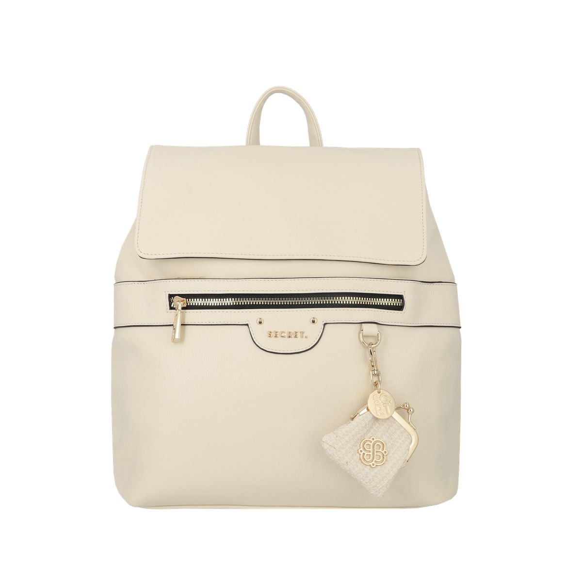 SECRET - Mochila Lisse Grande Ivory