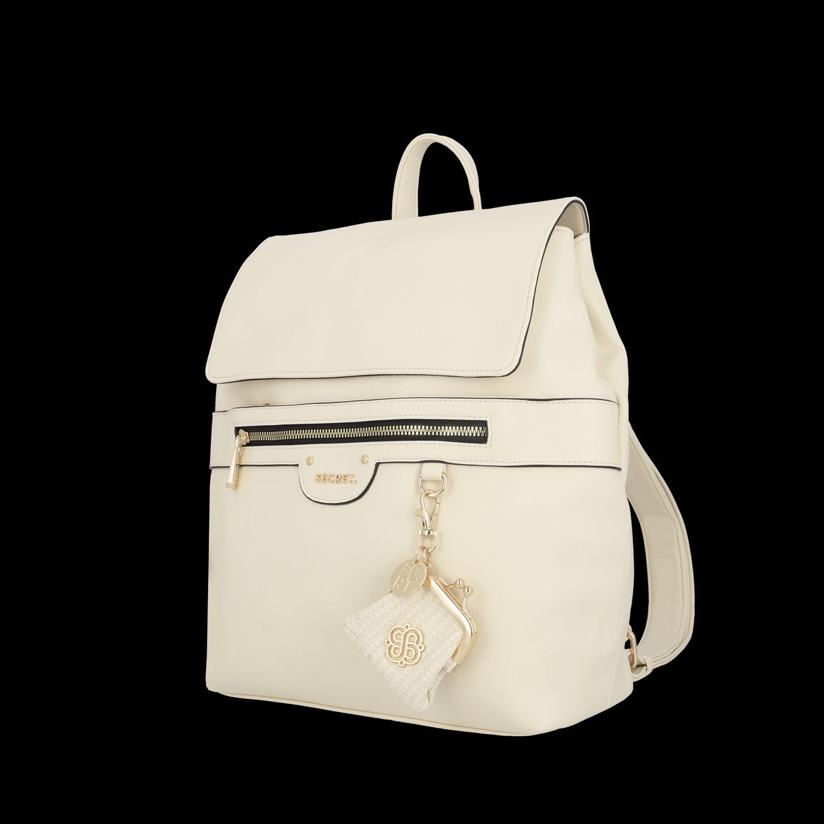 SECRET - Mochila Lisse Grande Ivory