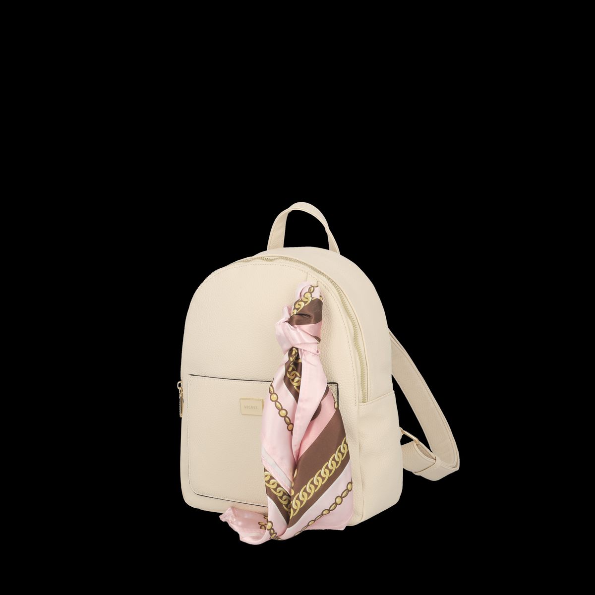 SECRET - Mochila Riga Mediana Ivory