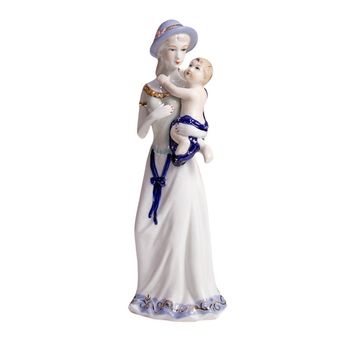 PANADECOR - Dama Con Bebé Vestido Blanco