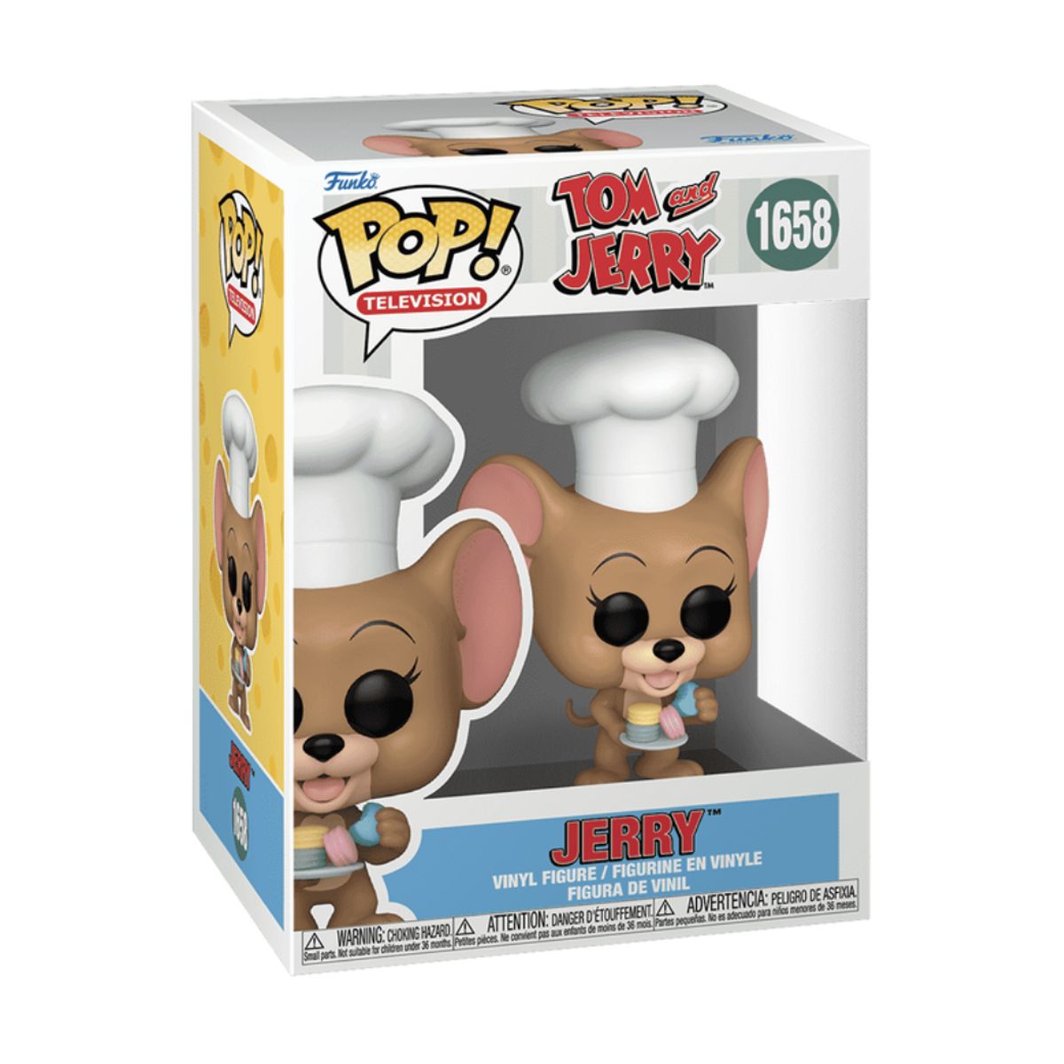FUNKO - Jerry con Postre Funko Pop 1658 Tom y Jerry Original
