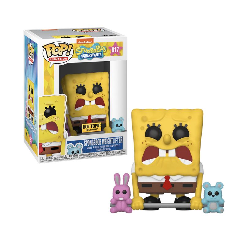 FUNKO - Bob Esponja con Pesas Funko Pop 917 Exclusivo HT