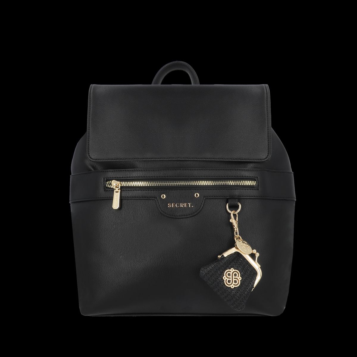 SECRET - Mochila Lisse Grande Black