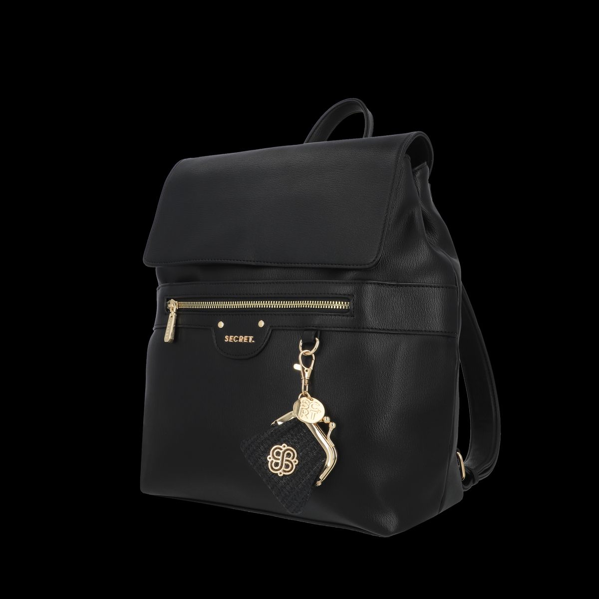 SECRET - Mochila Lisse Grande Black