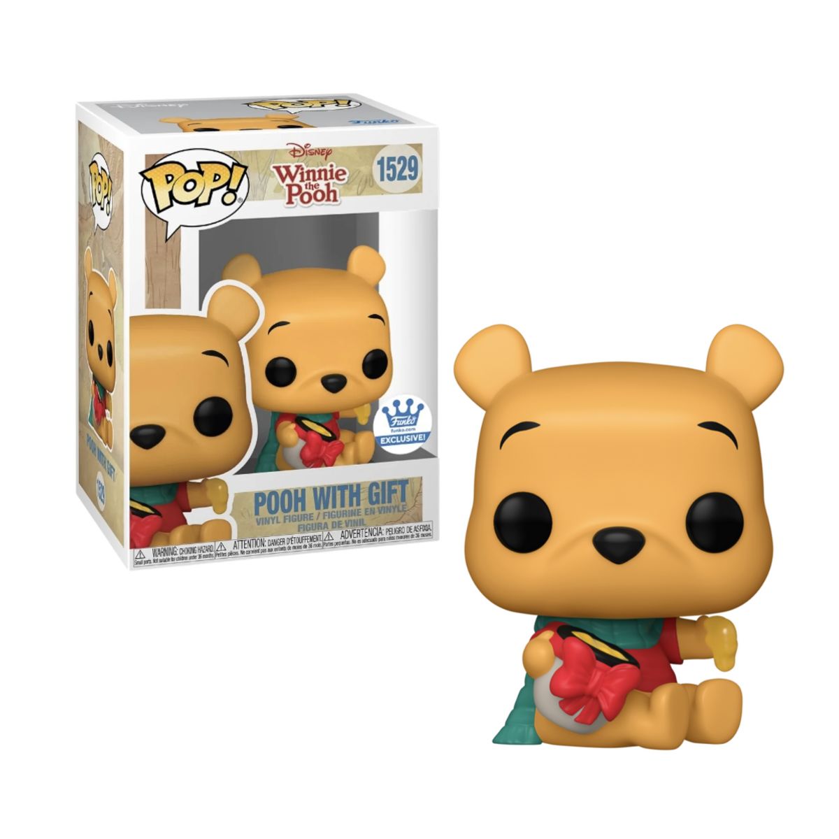FUNKO - Winnie Pooh con Regalo Funko Pop 1529 Exclusivo Original
