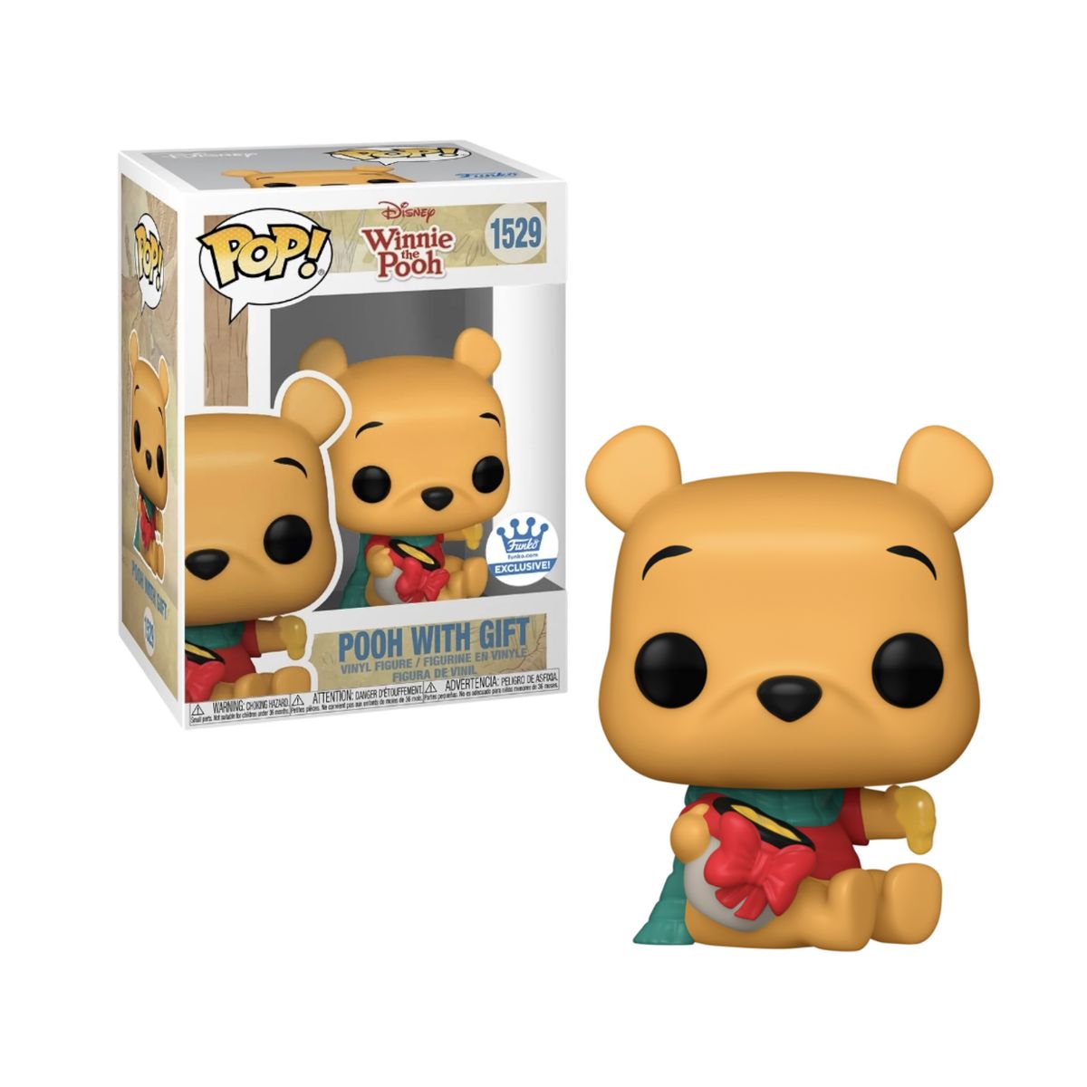FUNKO - Winnie Pooh con Regalo Funko Pop 1529 Exclusivo Original