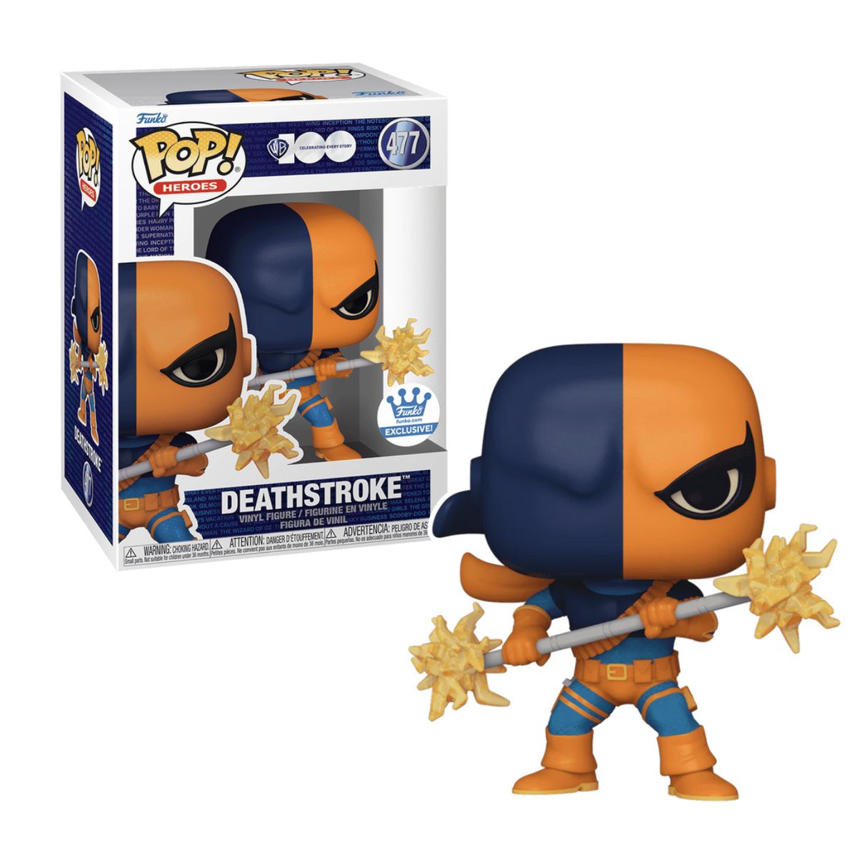 FUNKO - Deathstroke Funko Pop 477 Batman Exclusivo Original