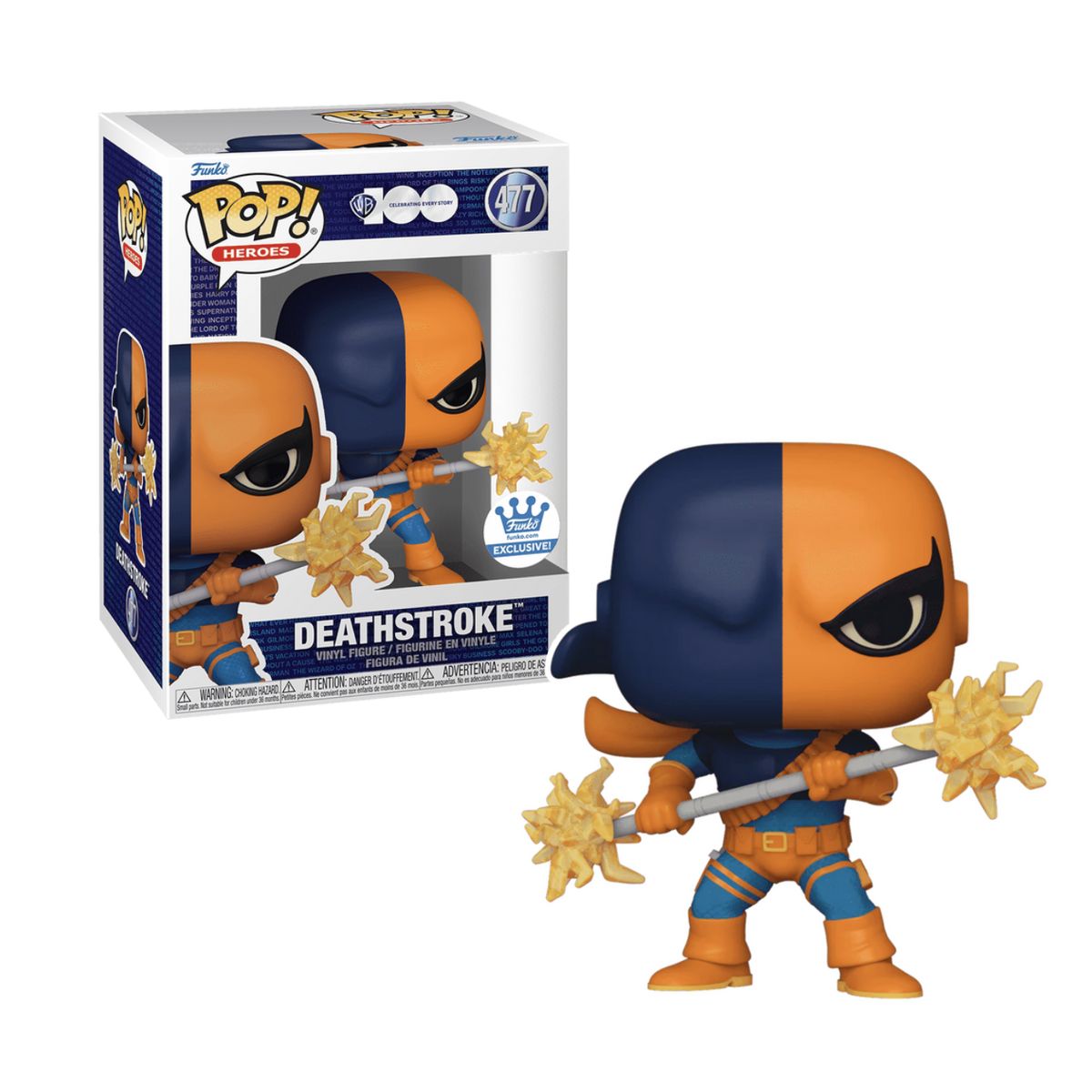 FUNKO - Deathstroke Funko Pop 477 Batman Exclusivo Original