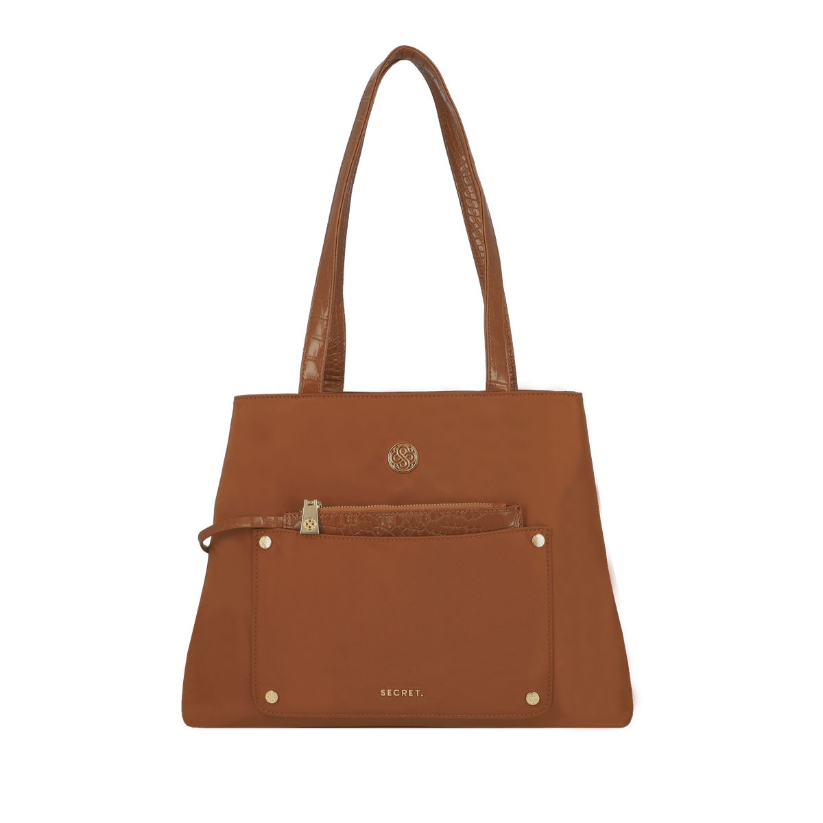 SECRET - Cartera Girona Grande Medium Brown