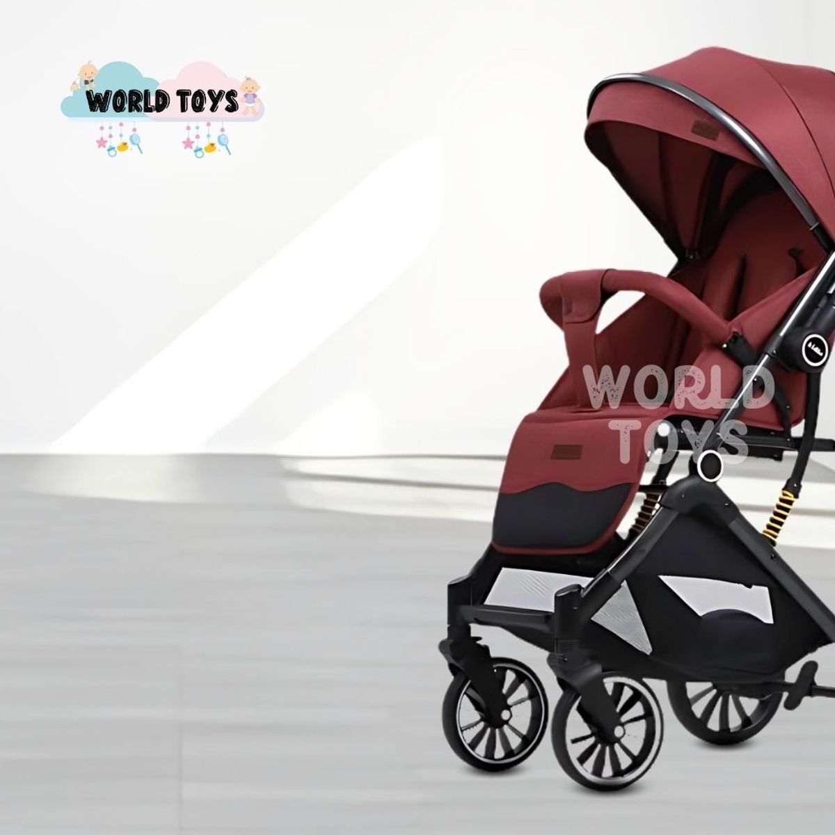 KIDDO - Coche Maleta «CHARL» Edición Limitada Borgoña