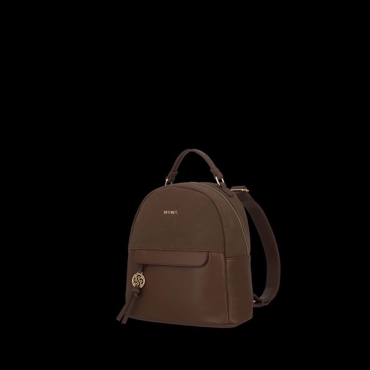 SECRET - Mochila Laurens Mediana Brown