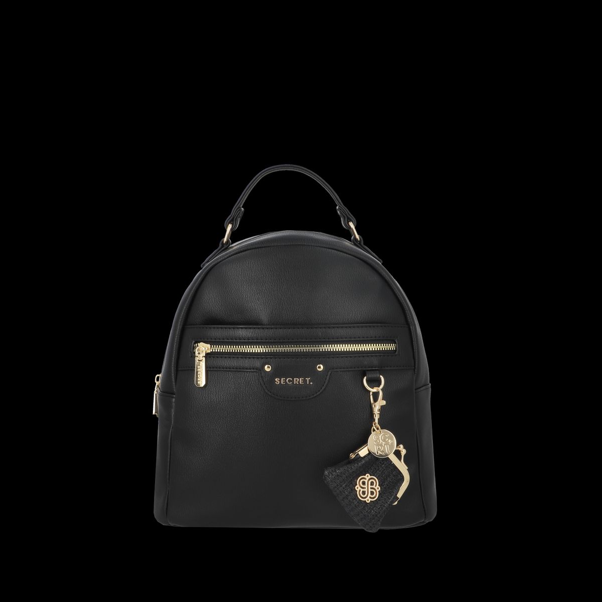 SECRET - Mochila Lisse Mediana Black
