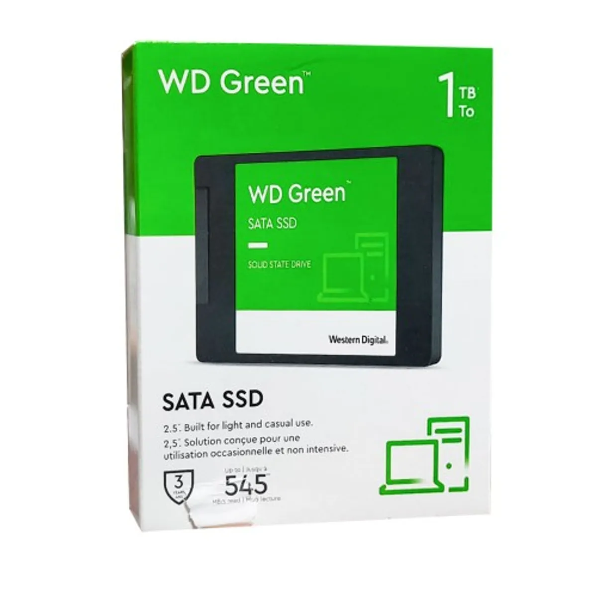 WESTERN DIGITAL - DISCO DURO SOLIDO DE 1 TB SATA WESTERN DIGITAL GREEN